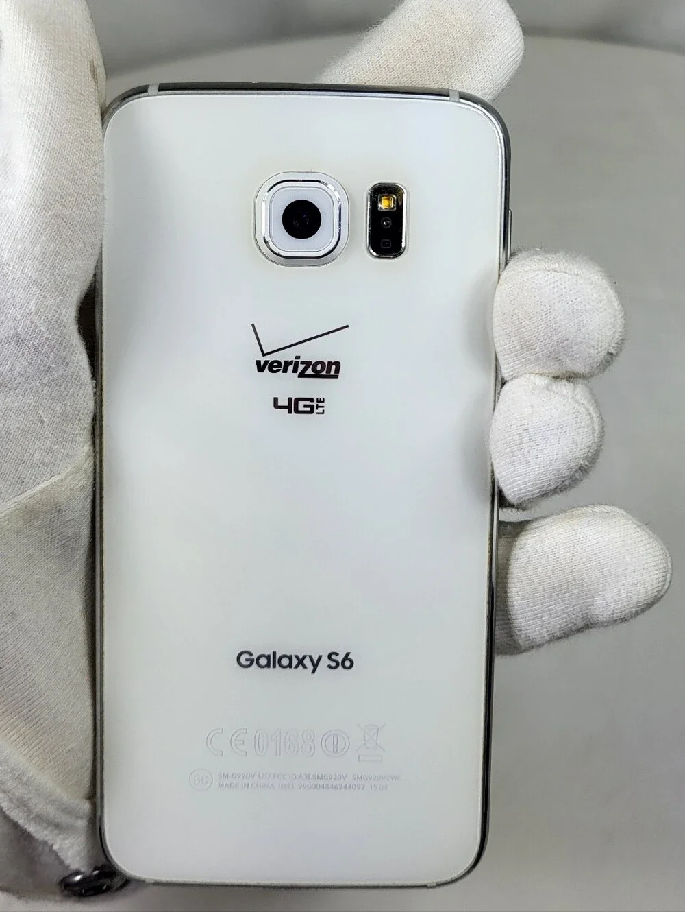 Samsung Galaxy S6 SM-G920V 4G LTE 64GB Verizon Unlocked Smartphone - White Pearl